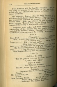 St John's choral society 1905