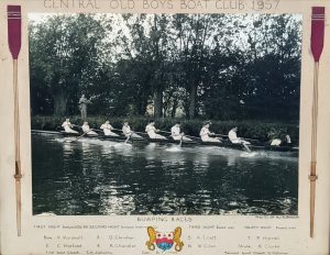 Central Old Boys Cambridge Rowing Team 1957