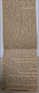 Press cutting 10.1.1913. Case of Claude R Gifford, St Peter's Court (Cambridgeshire Archives CACG collection)